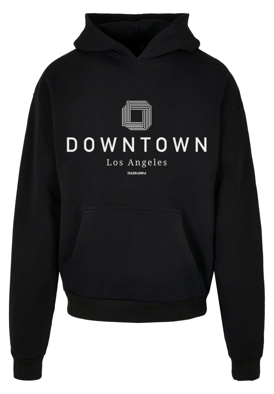 

Пуловер F4NT4STIC Ultra Heavy Hoodie Downtown LA OVERSIZE HOODIE, черный