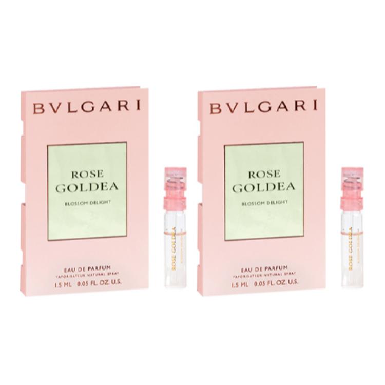 

Golden Floral Collection Mugong Rose женские духи пробник набор Eau De Parfum Potpourri Accord 1,5 мл/1,5 мл*3 BVLGARI, 1.5ml*2
