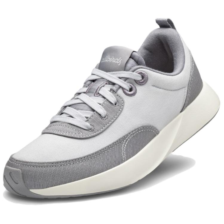 Allbirds Slip Resistant Abrasion Resistant Low top Casual Running Shoes Men's White Gray — фото 4