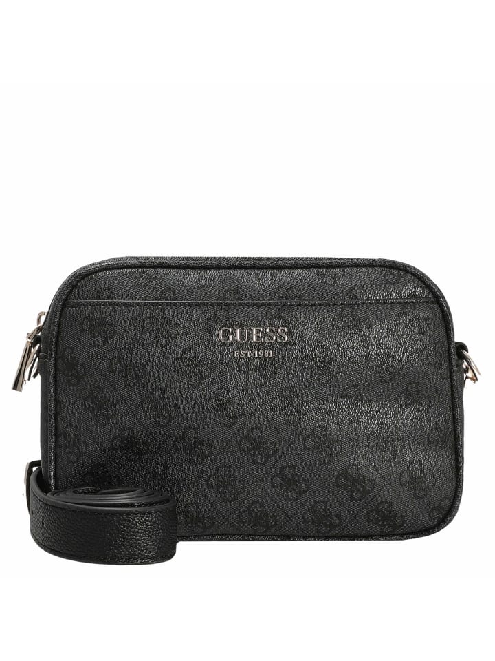 

Сумка через плечо Guess 20 cm, цвет latte logo/brown