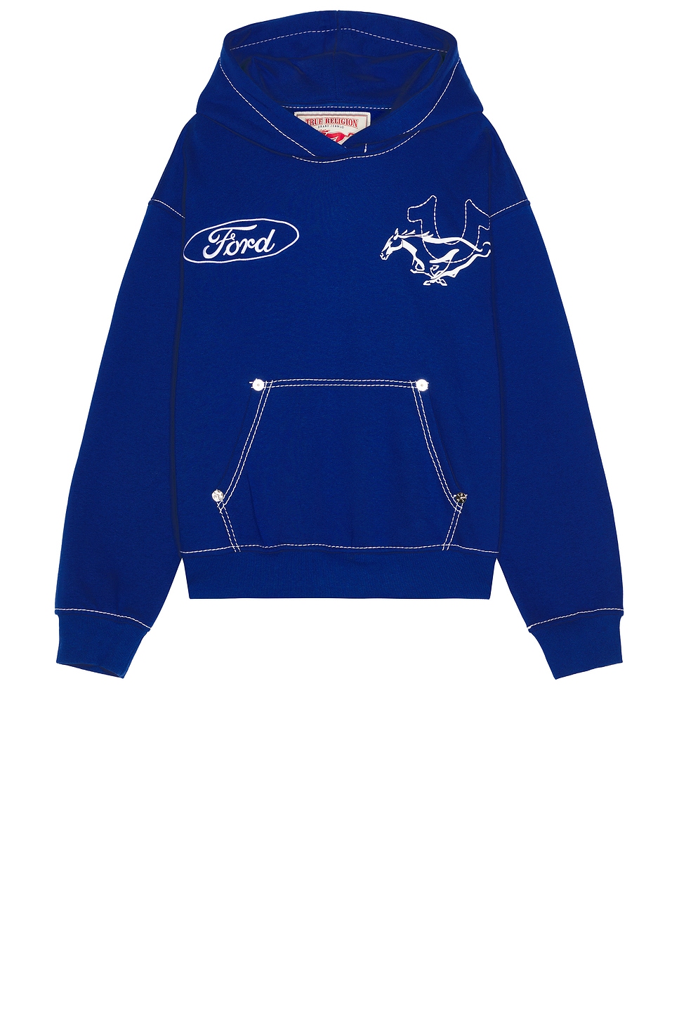

Худи с затягивающимся поясом X ford big t от True Religion, ford blue