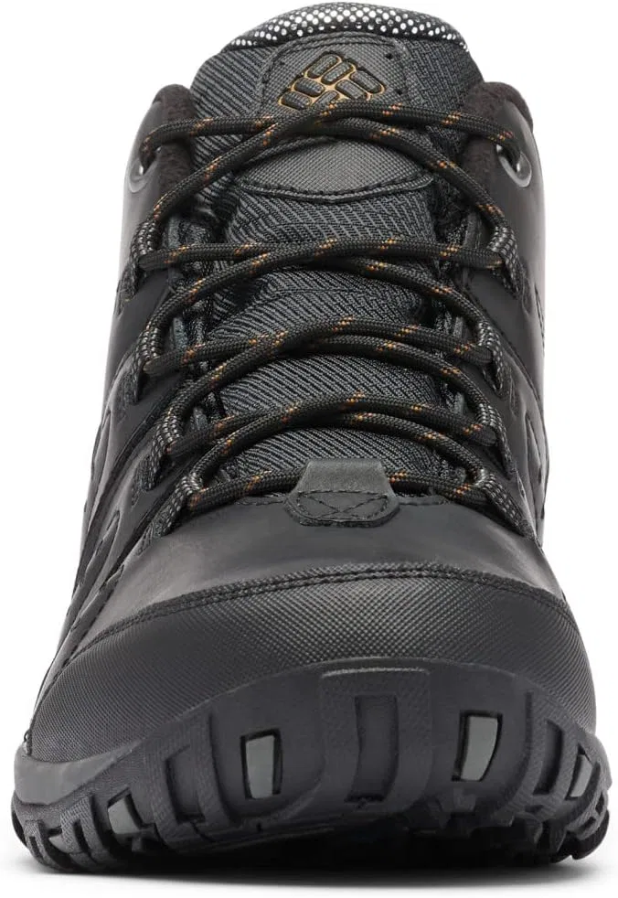 Мужские водонепроницаемые походные ботинки Columbia Woodburn 2 Chukka Omni-Heat, Black Goldenrod — фото 3