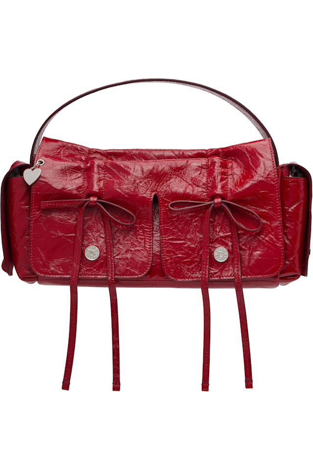 

Сумка с множеством карманов Acne Studios, красный