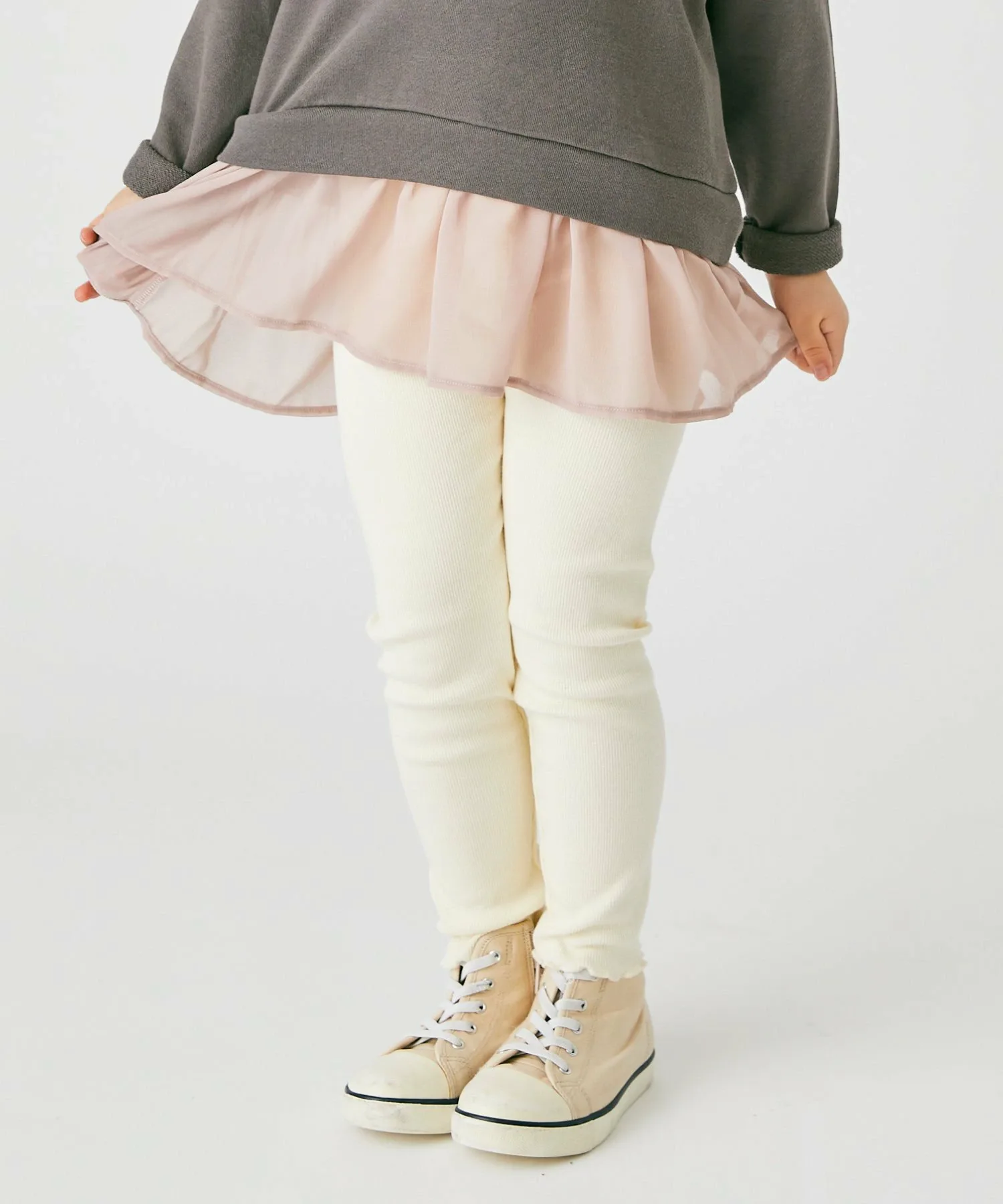 Отличные эластичные леггинсы Ever Closet, ivory