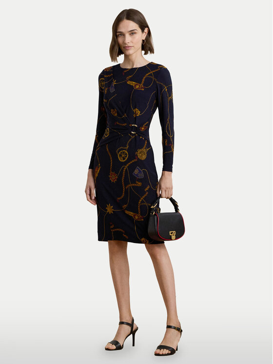 

Платье облегающего кроя для повседневной носки 250957702 Lauren Ralph Lauren, синий