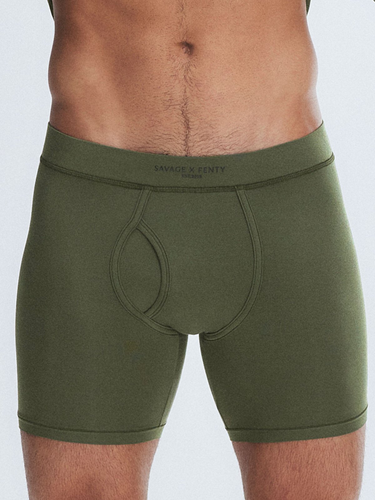 

Трусы боксеры Savage X Fenty Homme Base, цвет Antique Green