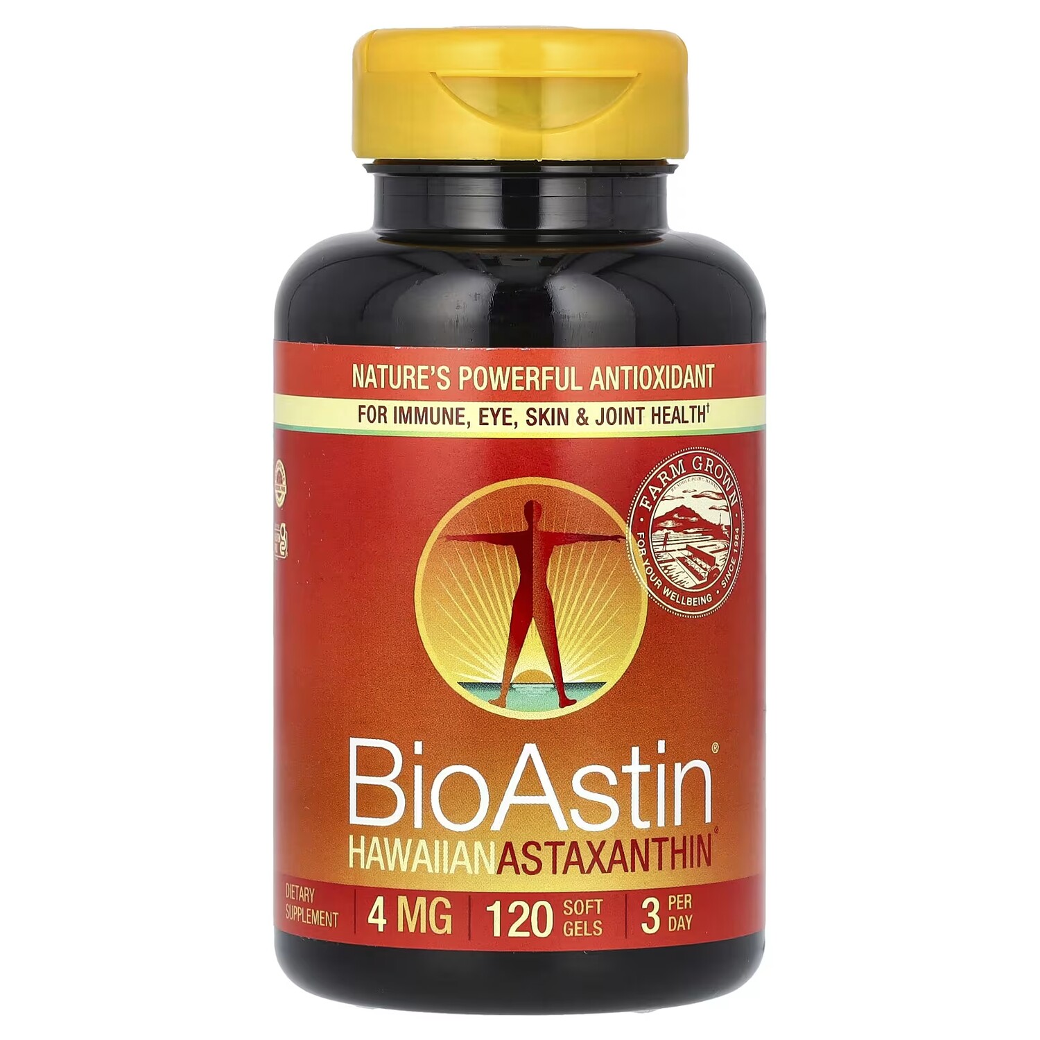 

Астаксантин Nutrex Hawaii BioAstin 12 мг, 120 мягких гелей