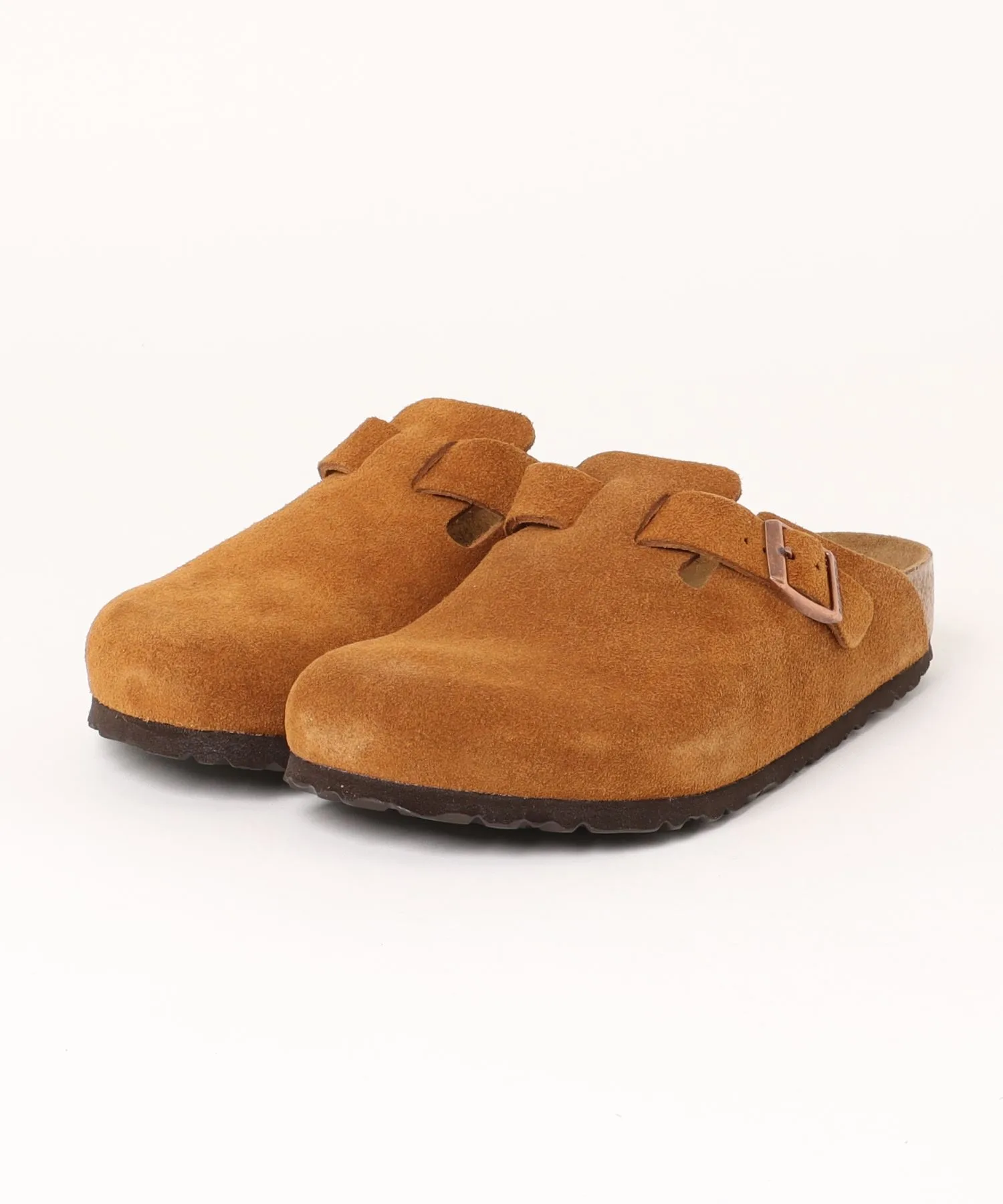 Мужские сандалии с регулируемым ремнём Boston LEVE BIRKENSTOCK коричневые