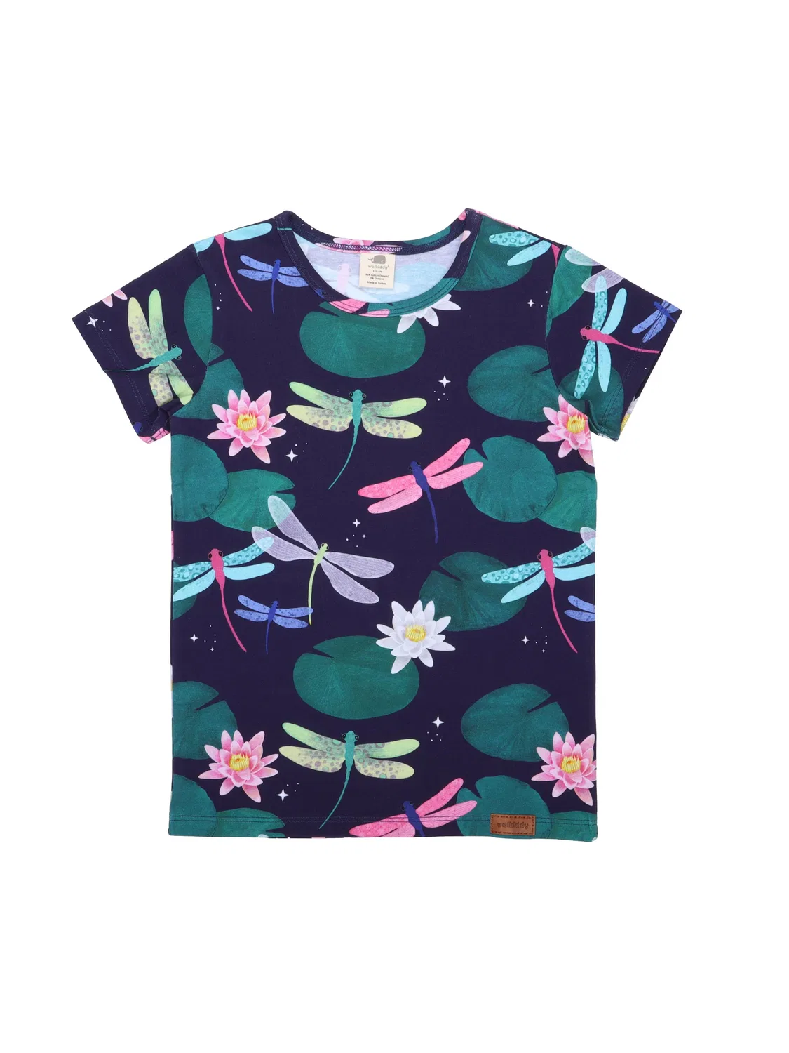 Футболка 'Colorful Dragonflies' Walkiddy, Dark Blue