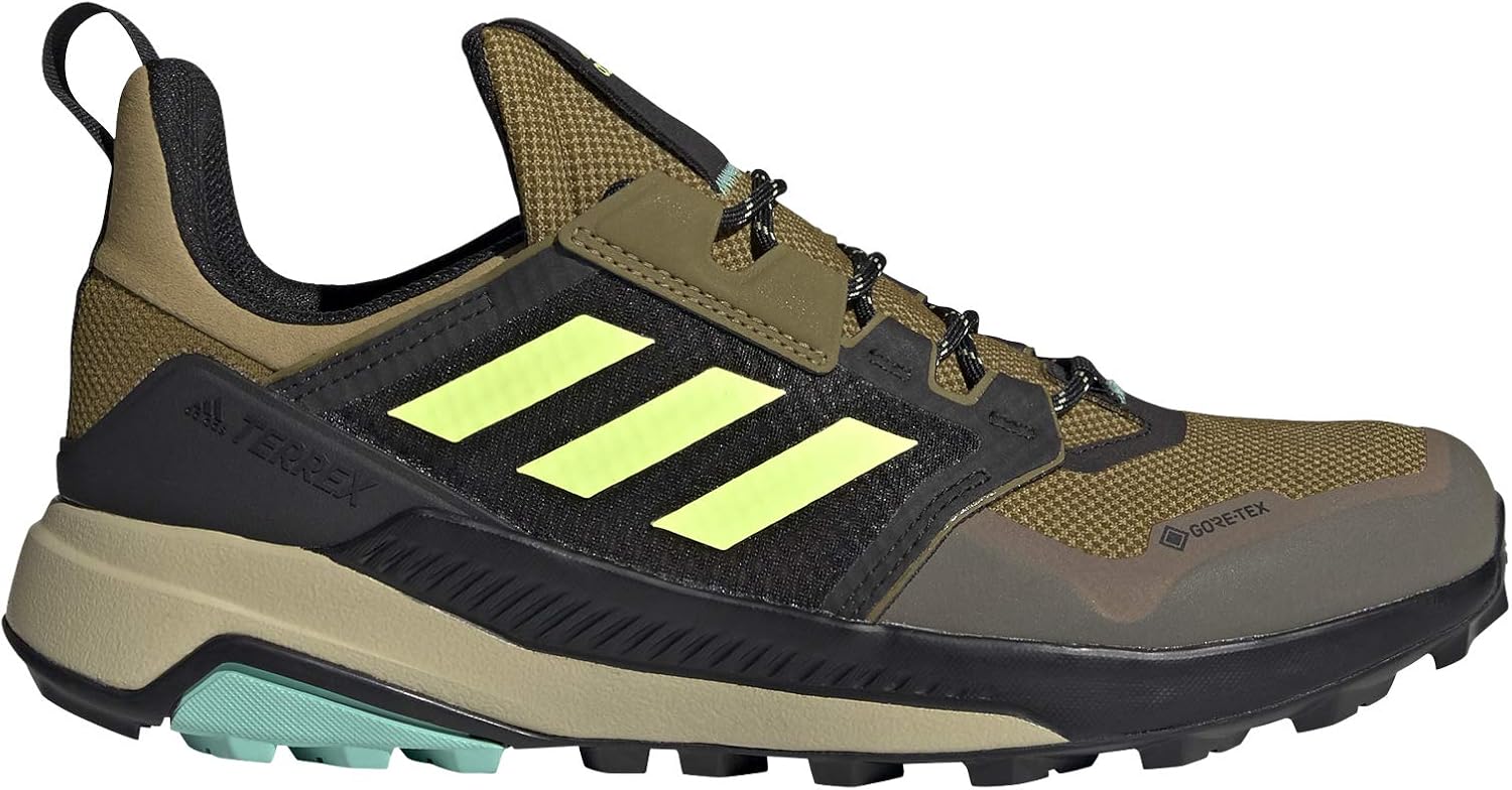 Мужские походные ботинки adidas Terrex Trailmaker с Gore-TEX, Wild Moss/Hi-res Yellow/Acid Mint — фото 3