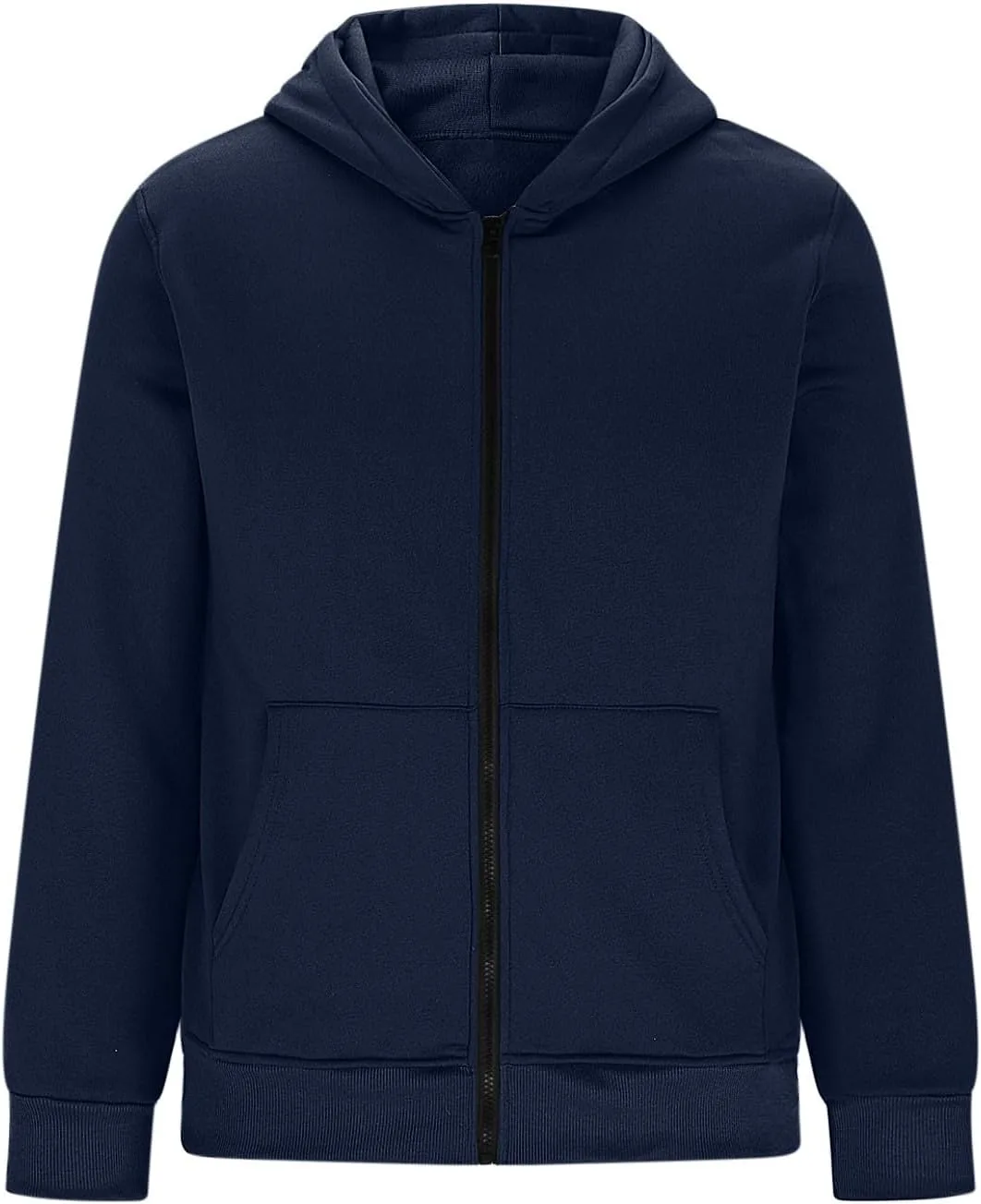 Толстовка-рюкзак для мужчин Zip Up Fleece с длинным рукавом — фото 3