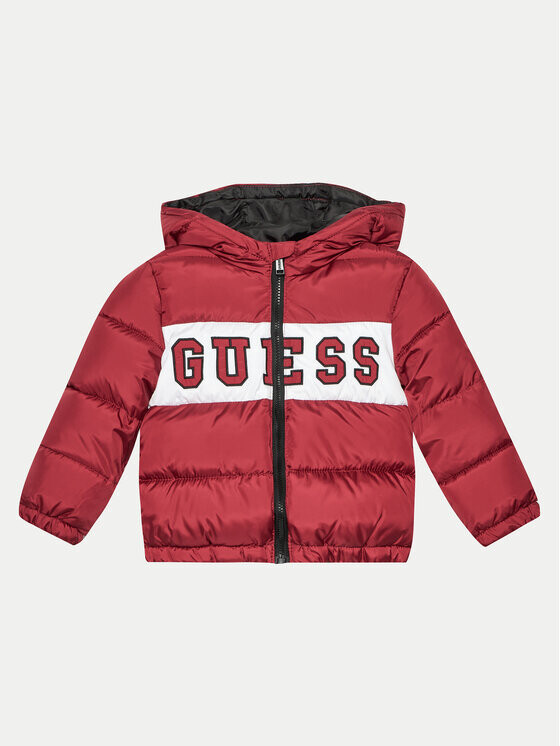 

Пуховик regular fit Guess, красный