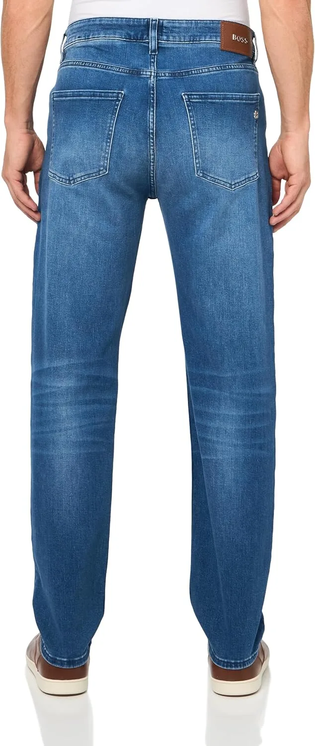 BOSS Мужские джинсы H-re.Maine Tapered Leg Stretch Cotton — фото 2