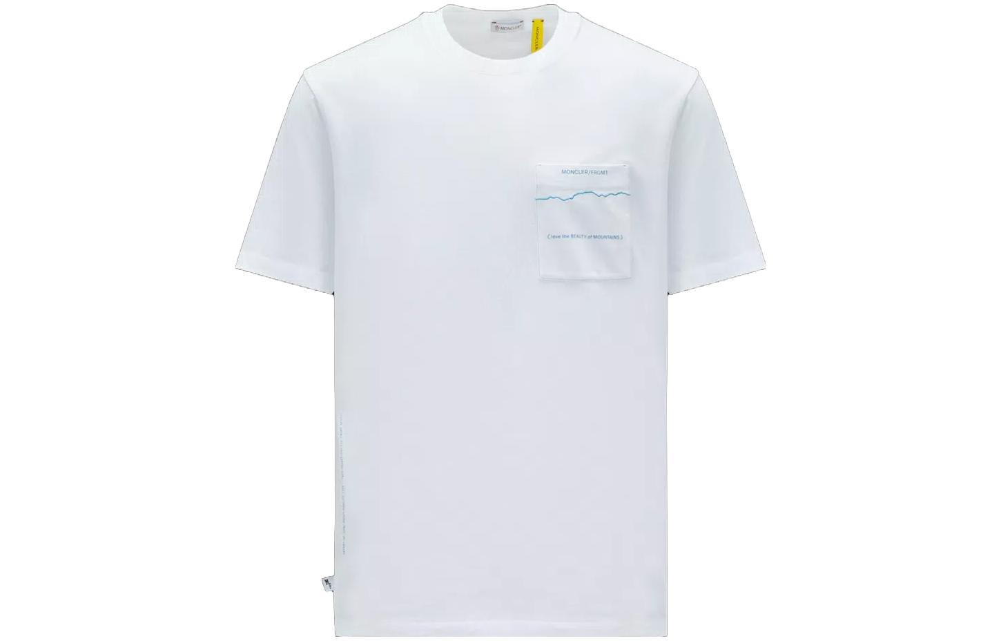 

Fragment Design X Футболка унисекс белая Moncler