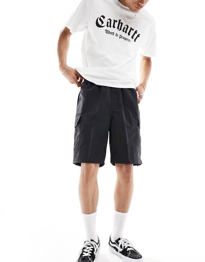 

Черные нейлоновые шорты-карго Carhartt WIP Evers