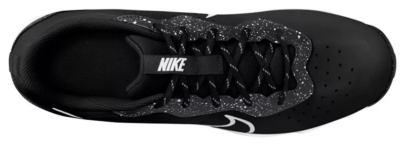 Мужские бейсбольные бутсы Nike Alpha Huarache Keystone 4 RM, черный/белый/серый — фото 4