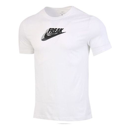 

Футболка giannis swoosh freak dri-fit t-shirt 'white' Nike, белый