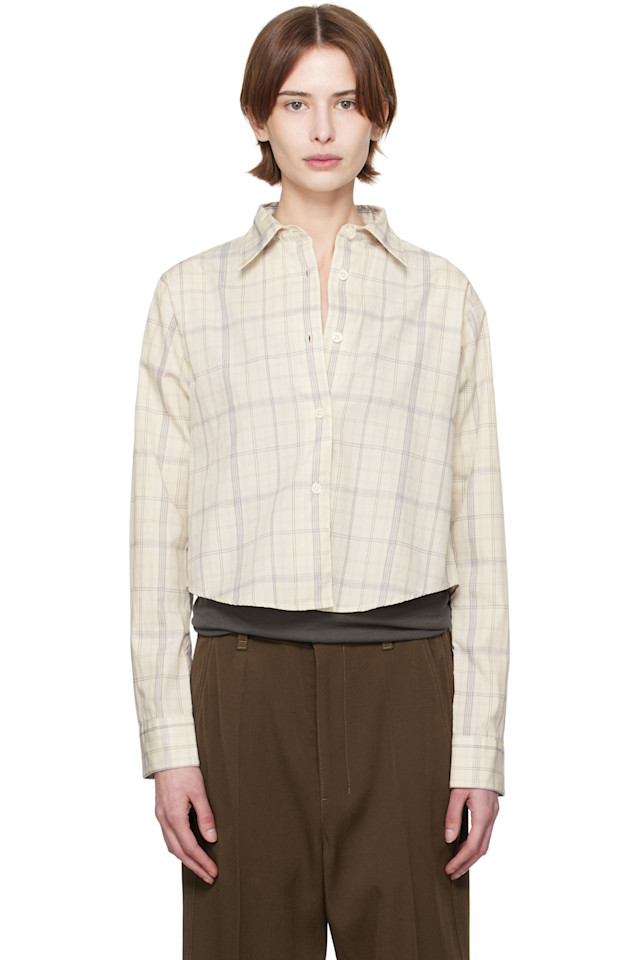 

Рубашка Writers Mfpen, цвет ivory check