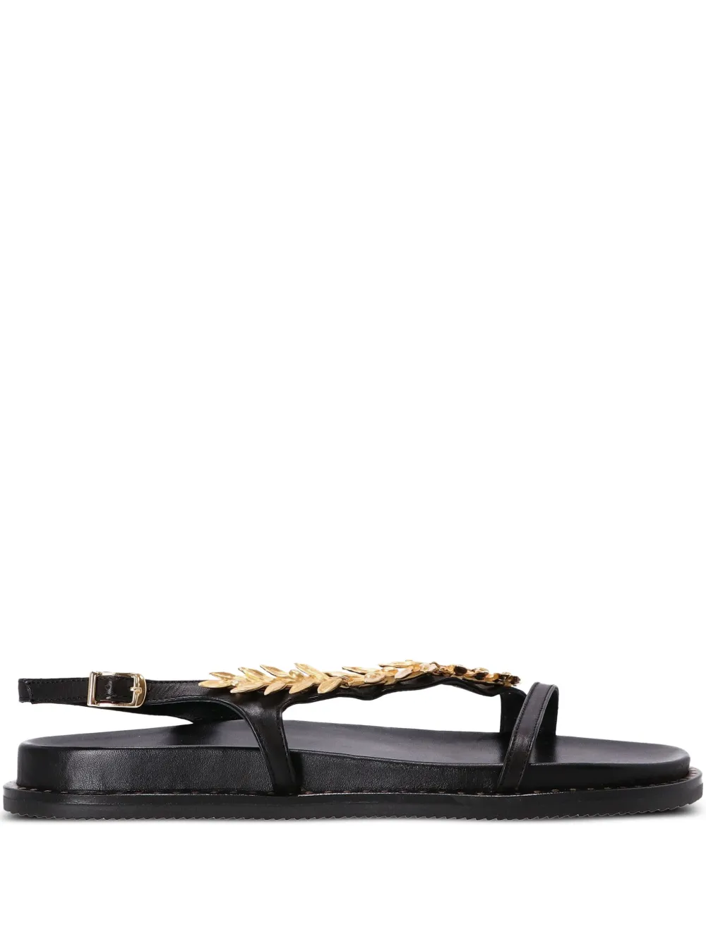 Сандалии с декорированной пряжкой Kotris Sandals, черный