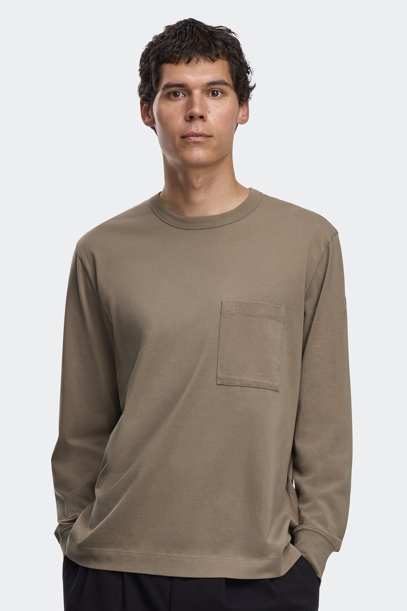 Футболка Canada Goose Gladstone Long Sleeve T-Shirt, Taupe Grey — фото 2