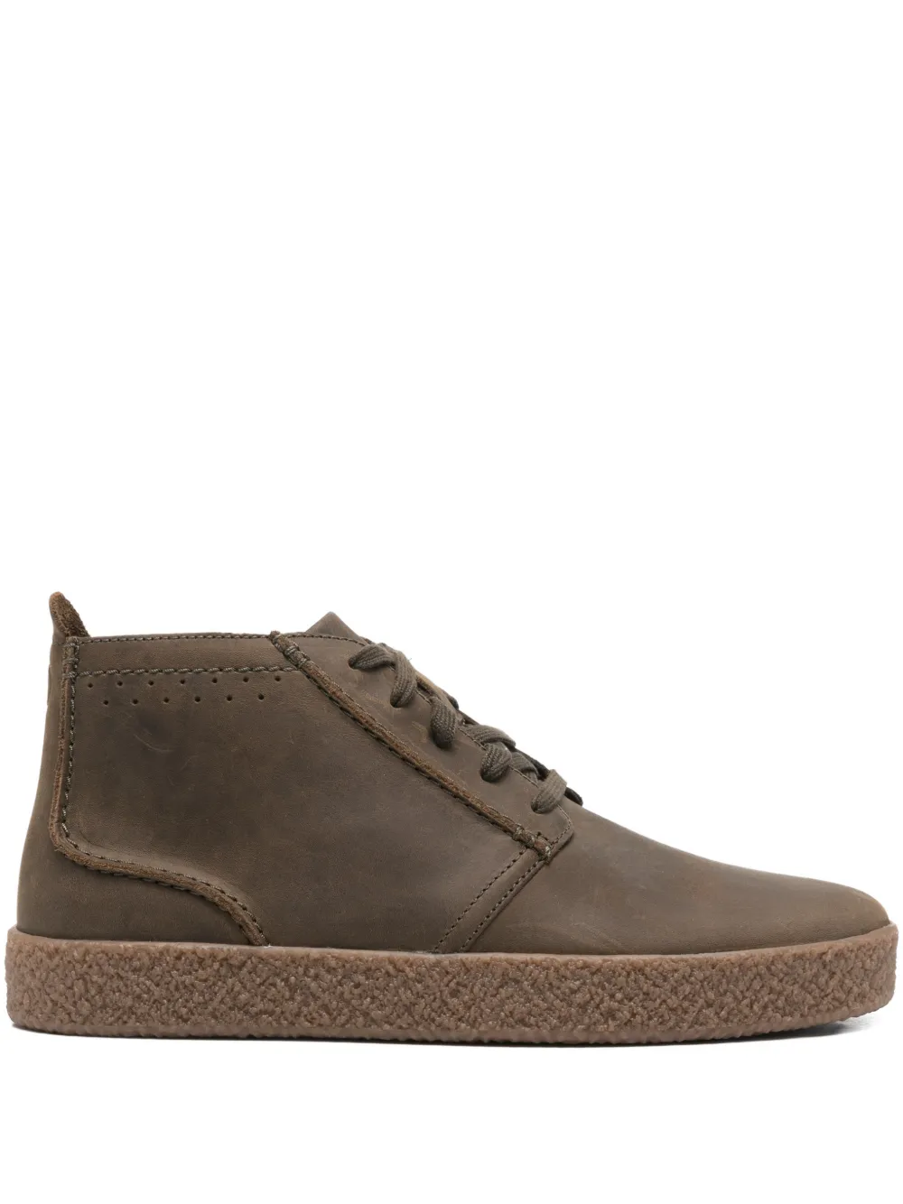 

Кожаные кроссовки Streethill Mid на шнуровке Clarks Originals, коричневый
