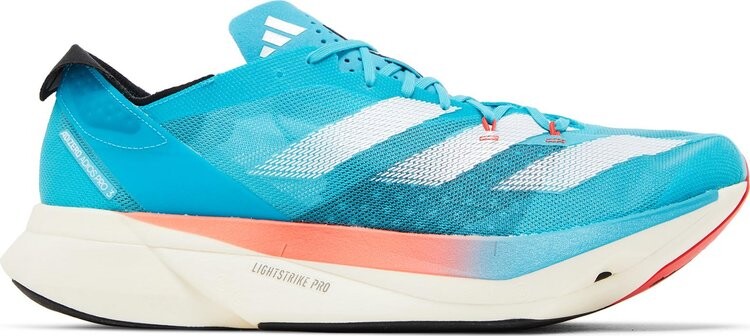 

Кроссовки Adizero Adios Pro 3 'Lucid Cyan', синий