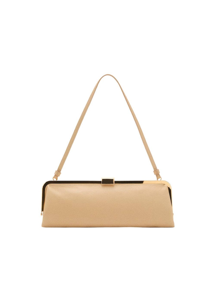 

Клатч MANGO, светло-желтый