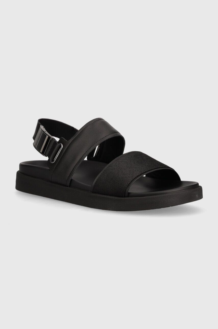 

Сандалии Calvin Klein SANDAL BACK STRAP JAQ MONO IP, черный