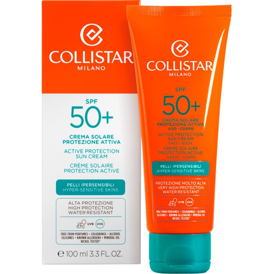 

Солнцезащитный крем Collistar Active Protection Sun Cream SPF 50+, 100 ml