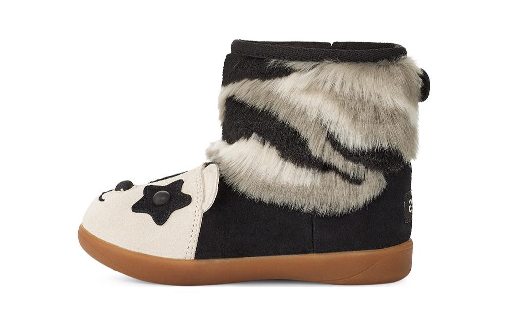 

UGG Теплые зимние сапоги в виде панды, черные, для детей от 3 до 7 лет