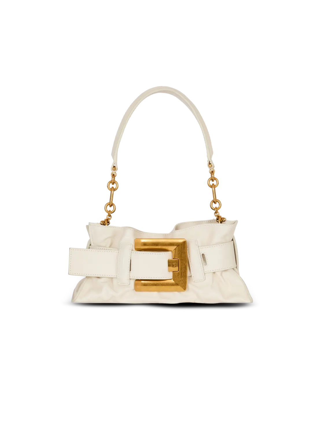 

Мини-сумка Anthem из кожи Balmain, белый/синий/черный