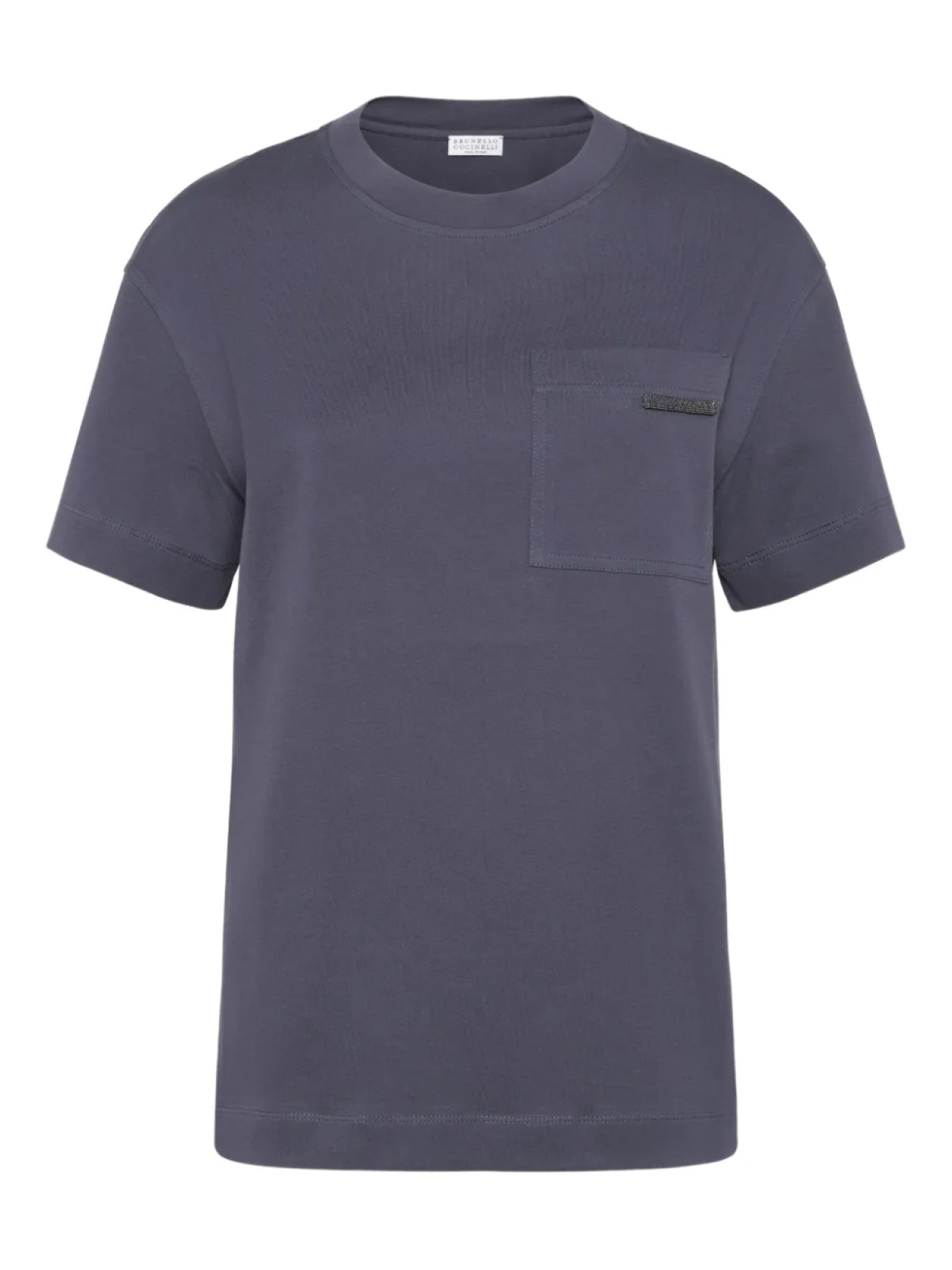 

Футболка из джерси Brunello Cucinelli, синий