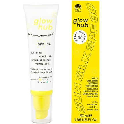 

Солнцезащитный крем для лица Defend Yourself SPF 30 с защитой от UVA и UVB Glow Hub