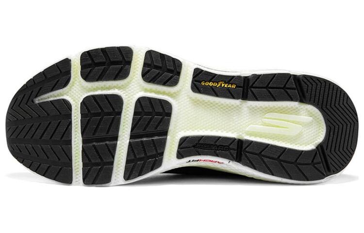 Кроссовки для бега Go Run Max Road 6 мужские с низким верхом черного цвета Skechers — фото 4