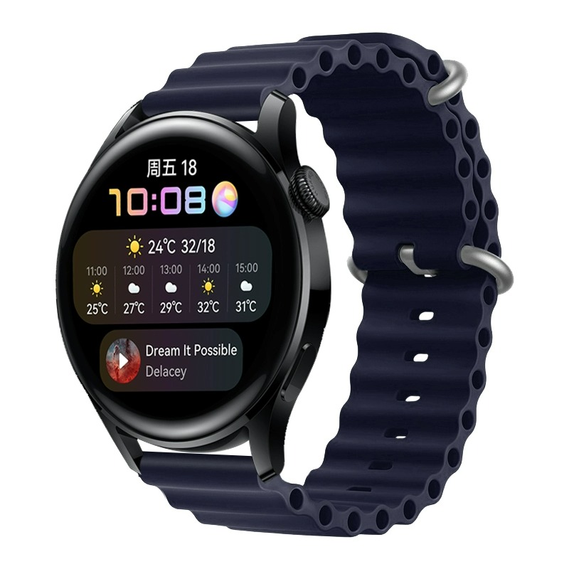 

Biaodaige Часы Strap Huawei Compatibility Silicone Material, Midnight Blue