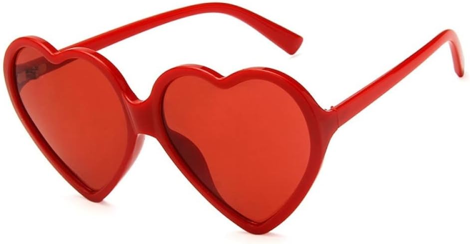 

Солнцезащитные очки Love Heart для женщин, модные, милые, сексуальные, в стиле ретро, ​​«кошачий глаз», винтажные, красные, фиолетовые, чайные, с линзами UV400, женские generic, Red 2