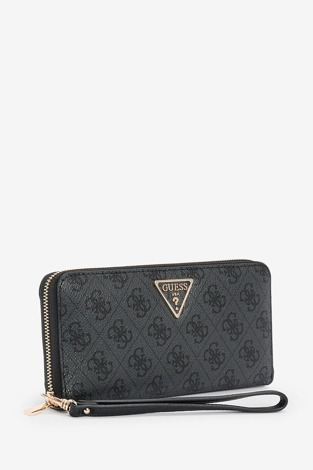 

Большой кошелек Laurel на молнии Guess, черный