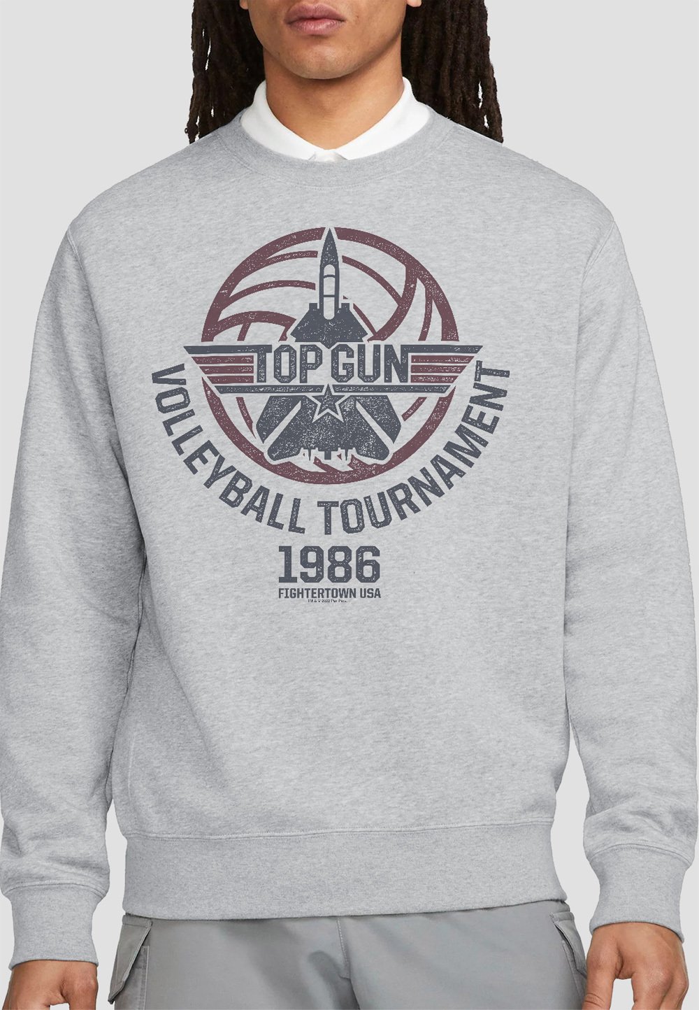 

Толстовка PARAMOUNT TOP GUN VOLLEYBALL Cotton Soul, светло-серый