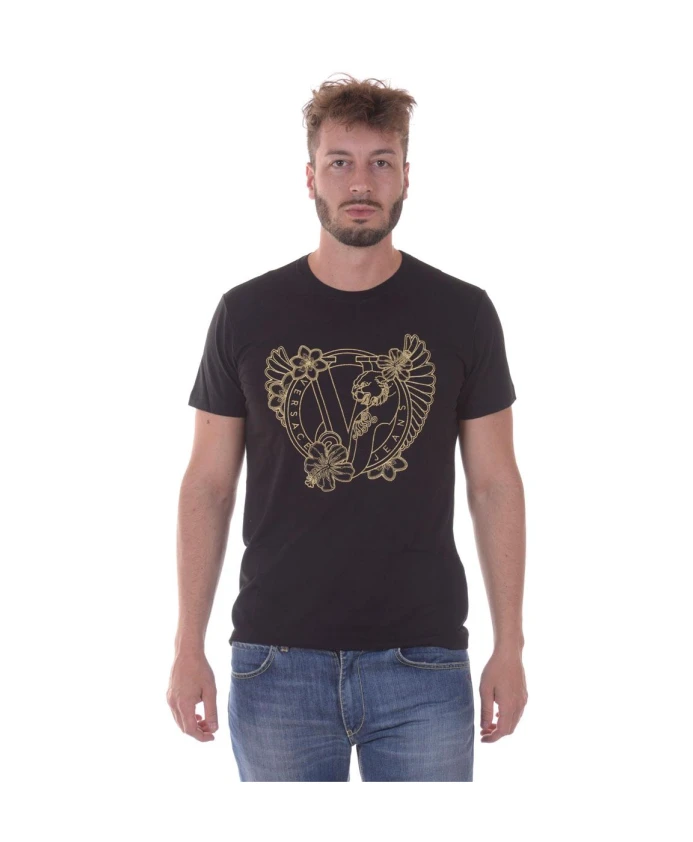 

Толстовка из джерси, футболка «Плутон» Versace Jeans Couture, черный