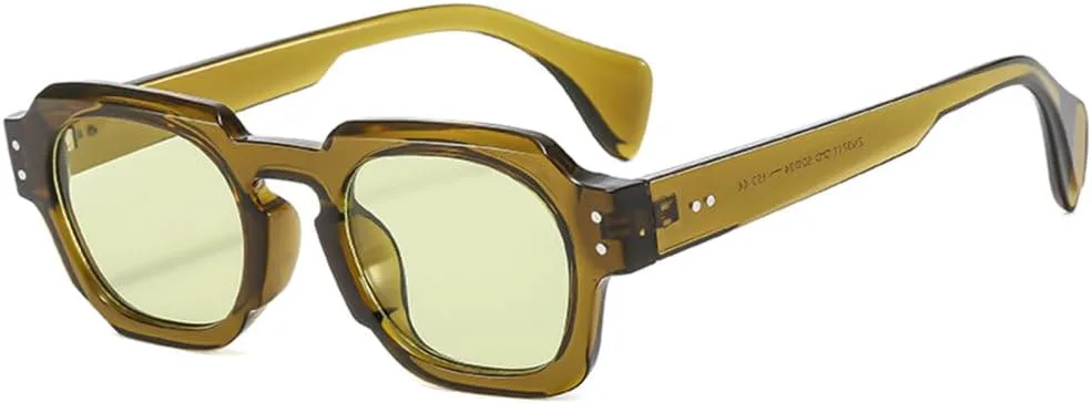 

Модные женские солнцезащитные очки в стиле ретро, ​​мужские трендовые черные и серые солнцезащитные очки с защитой от УФ-излучения UV400 MTZJH, Light Green