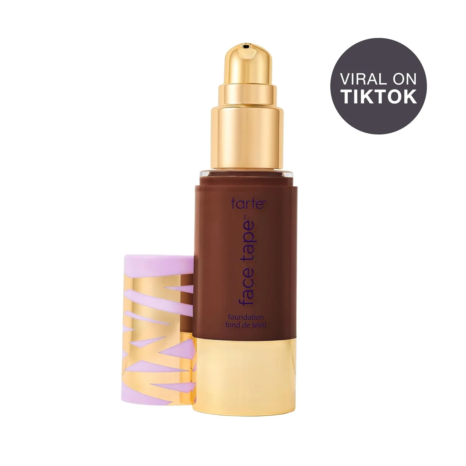 tarte face tape foundation - тональная основа полного покрытия на 12 часов, водостойкая, увлажняющая и разглаживающая с натуральным матовым финишем, комфортная и стойкая, веганская и cruelty-free, 61H espresso (very deep skin with warm, peach un... — фото 2