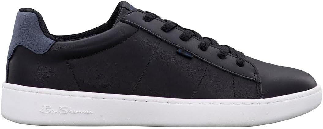 Мужские модные кроссовки Hampton Ben Sherman, белый/черный/синий — фото 2
