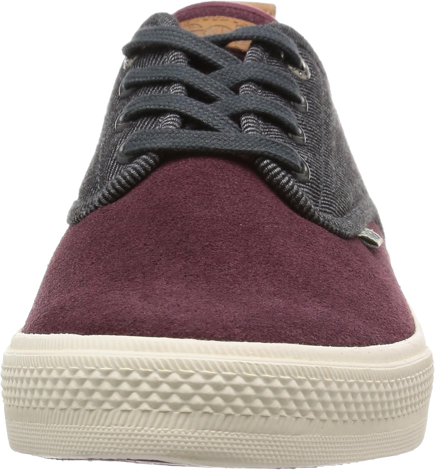 Мужские модные кроссовки Gola Falcon из твида, серый/бордовый — фото 2