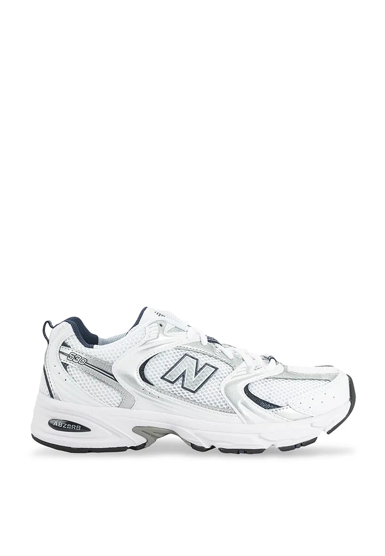 Кроссовки, Lifestyle, 530, New Balance, белый/синий