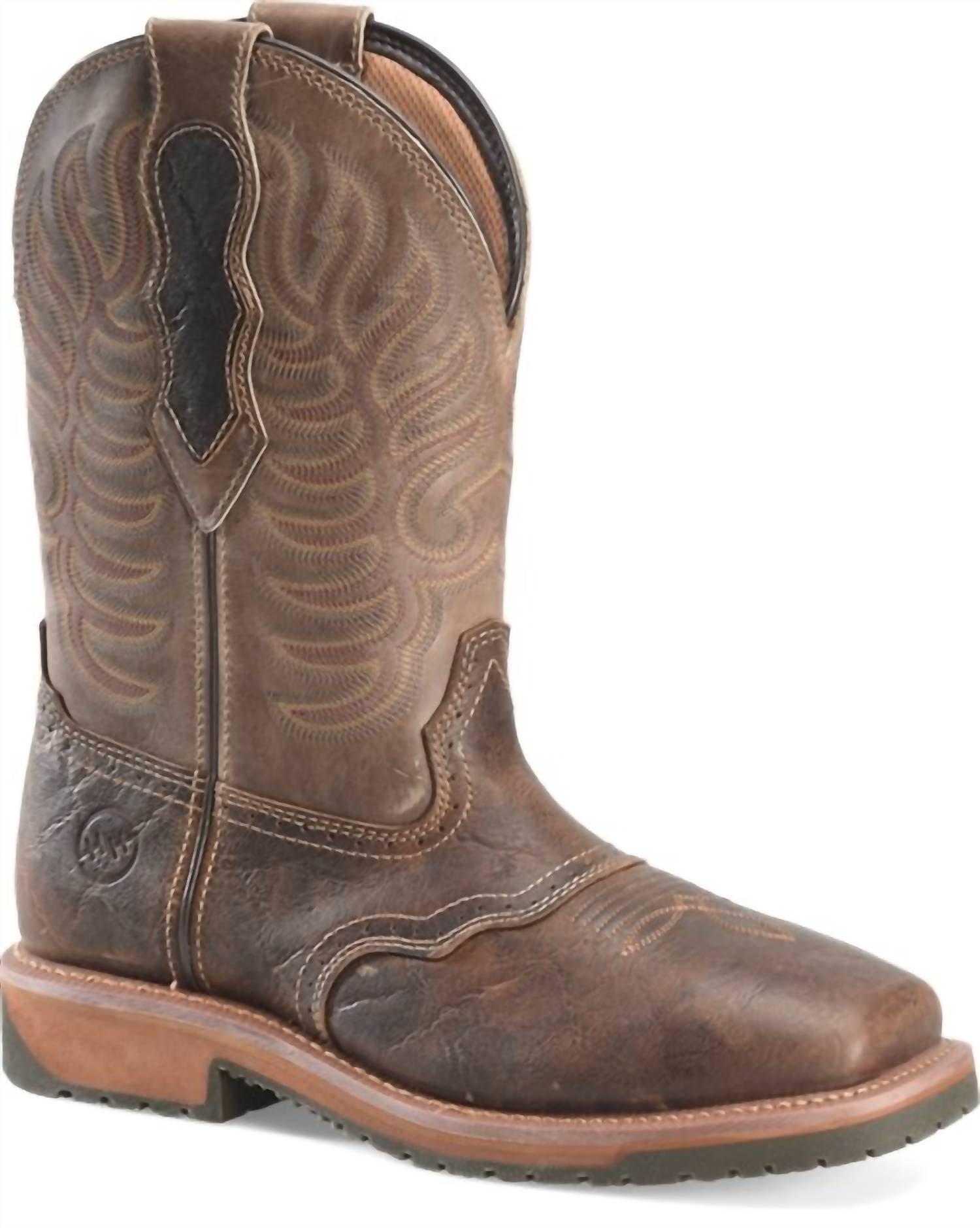 

Ботинки мужские Double-H Boots, цвет medium brown