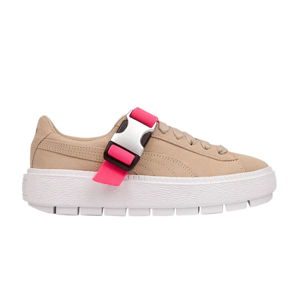 

Кроссовки Fenty x Wmns Platform Trace Buckle Puma, коричневый