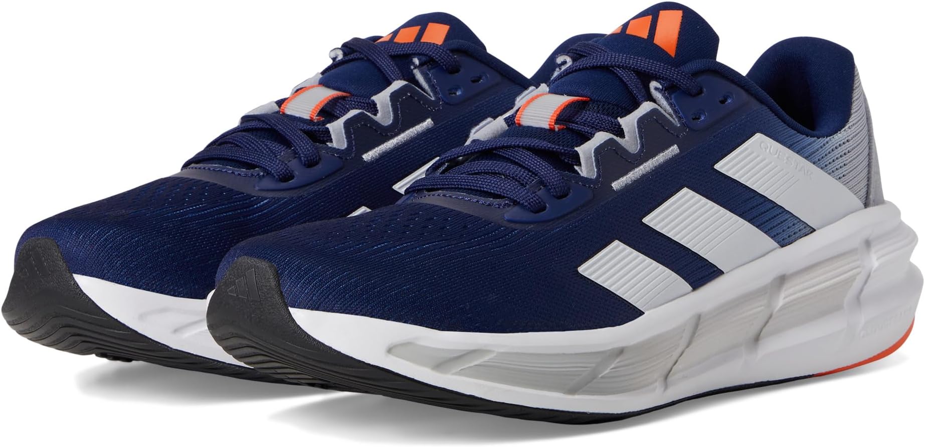 

Кроссовки adidas Running Questar 3 Running Shoes, цвет Dark Blue/White/Impact Orange