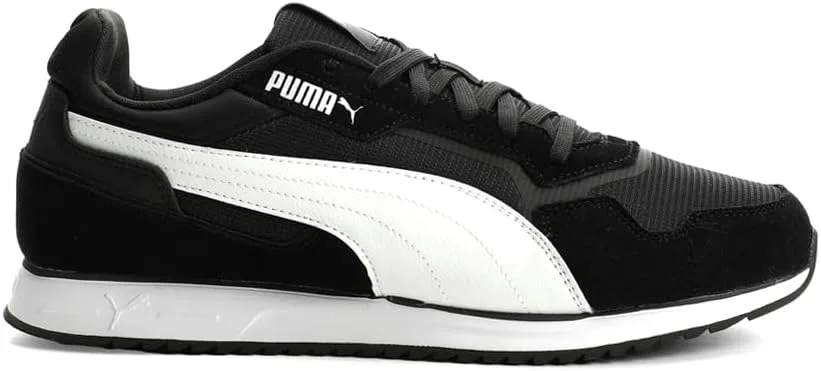 Мужские кроссовки PUMA Softride St Miller с шнуровкой, повседневные - черные, черный