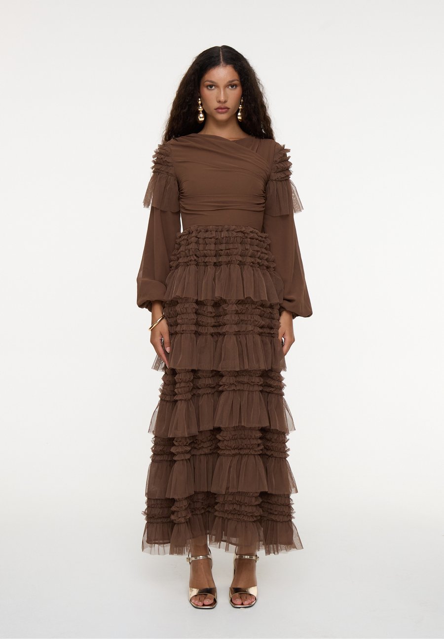

Платье BEAUUT Maxi dress, Chocolate/Brown
