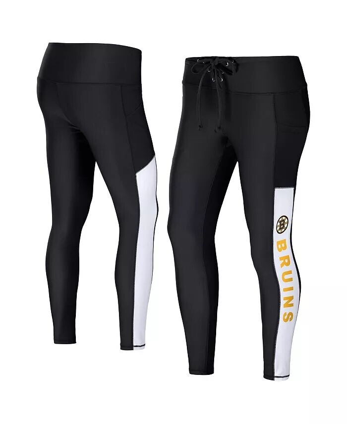 

Женские черные леггинсы Boston Bruins Wear By Erin Andrews